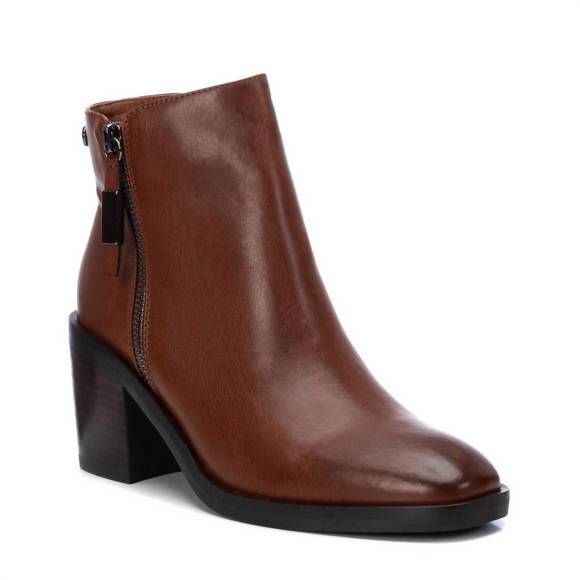 NEW XTI women's dress booties in brown - Picture 2 of 4